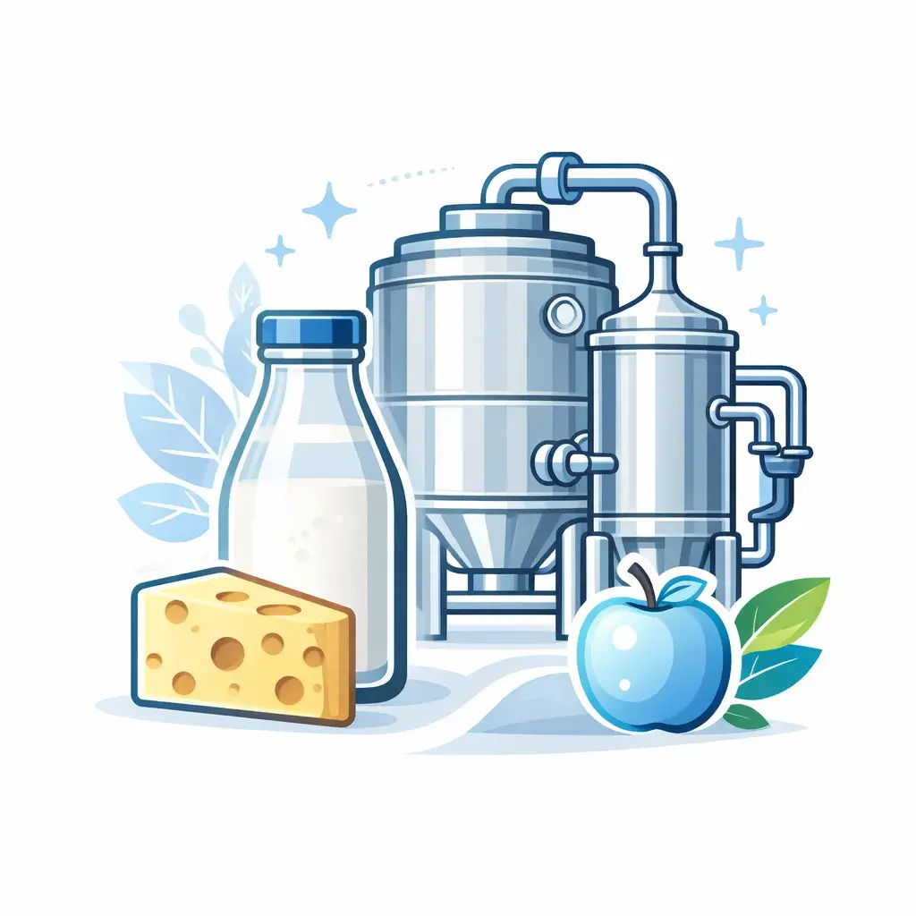 Sanitary Falling Film Evaporator for Food Dairy