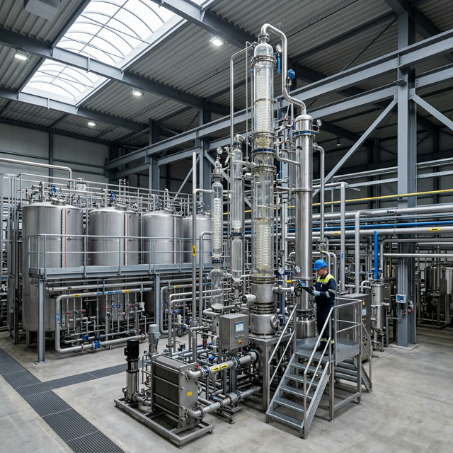 Rototech High COD and Solvent Recovery Distillation System